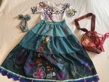 Disney Encanto Mirabel Madrigal Dress Bag Costume Girls Medium Size 7/8 Spirit