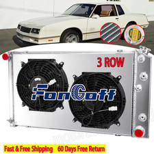 Fit 1978-87 Chevy Monte Carlo Ss Olds Cutlass G-body 3 Row Radiator Wshroud Fan