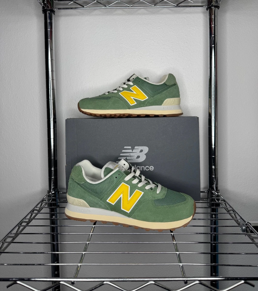 New Balance 574 Mallard Green Yellow W for sale | eBay