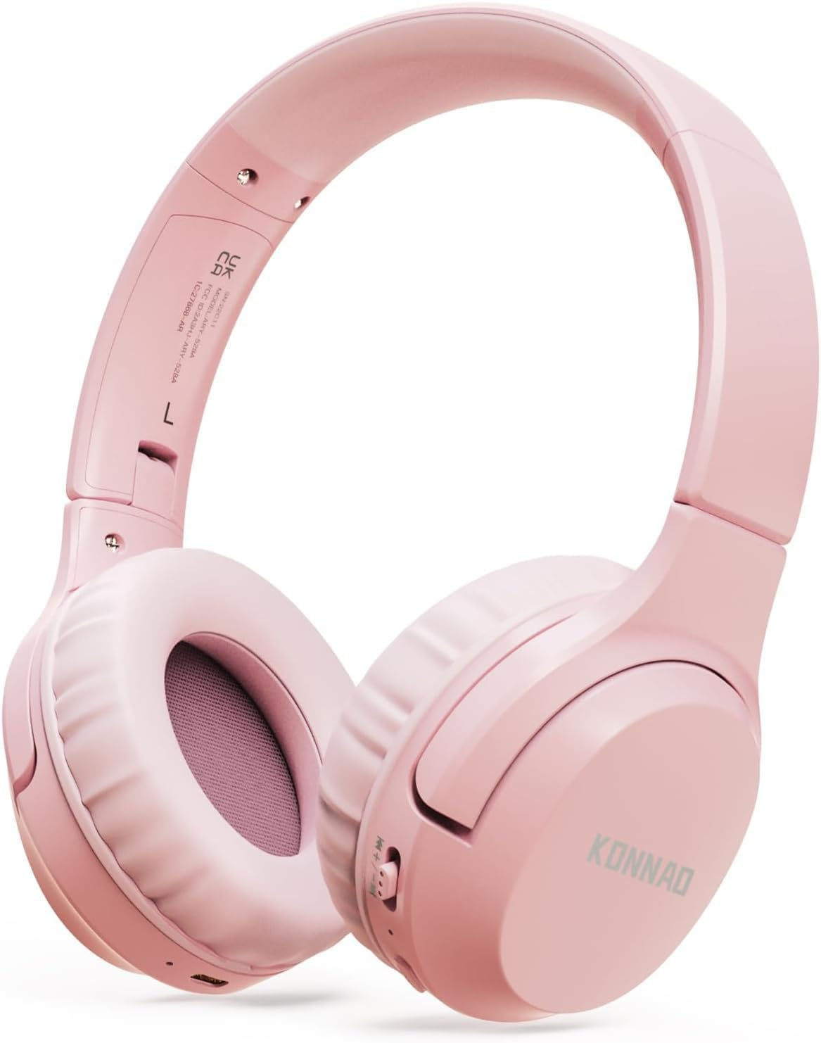 Kids Headphones Wireless 60H, Foldable on Ear Headphone with MIC, Volume Limiter