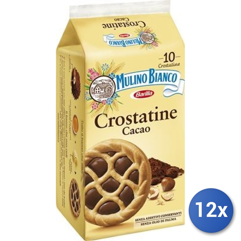 12X Multipack Mulino Bianco Crostatina Cacao Gr 400