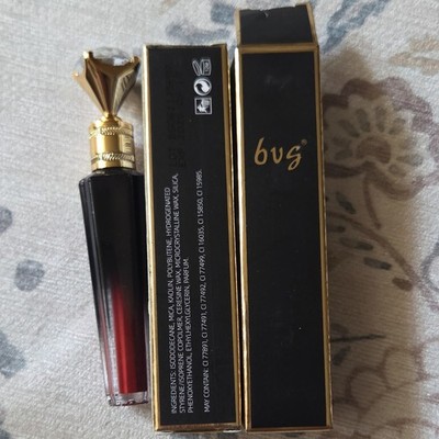 Bug Liquid Lipstick Red Shade Black Gradient Gold Cap 24M PAO Expiration 2025/12