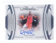 2023-24 PANINI FLAWLESS FINISHES AUTO PELICANS HAWKS BLAZERS CJ MCCOLLUM #22/25