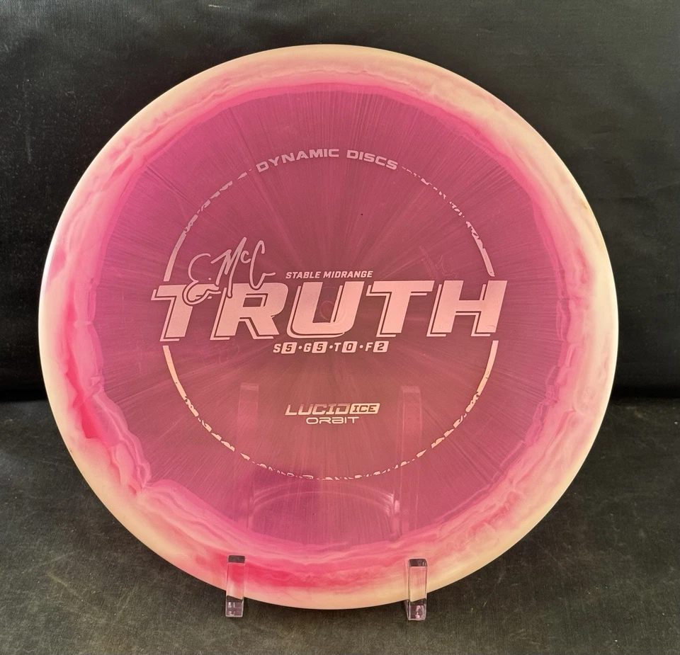 Discos dinámicos Lucid Ice Orbit Truth, rango medio, velocidad 5, deslizamiento 5, curva 0, púrpura Foto 3 de 4