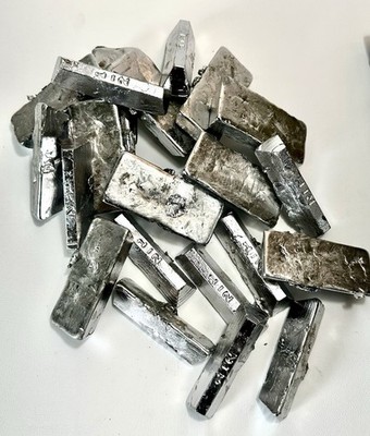 Lead Ingot, 99% Pure! 25 Pounds, Free Shipping, 2.32 Per Pound.