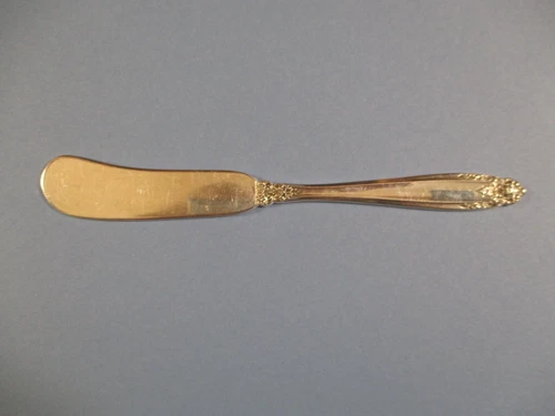 International Silver sterling Prelude flat handle butter knife spreader