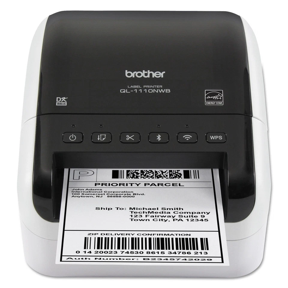 Brother QL1110NWB 6.7"x8.7"x5.9" 69 Labels Print Speed Label Printer New - Image 2 of 4