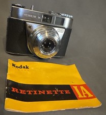 Kodak Retinette Ia 35mm Camera 1950s Vintage German Schneider Reomar Lens Manual