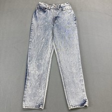 Vintage 80s Levi s 505 Acid Wash Denim Jeans Woman s 8 26x28.5 in. USA Made