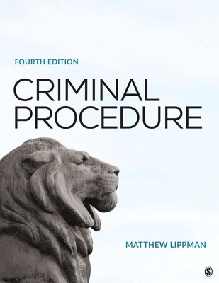 Criminal Procedure by Matthew Lippman (English) Paperback Book