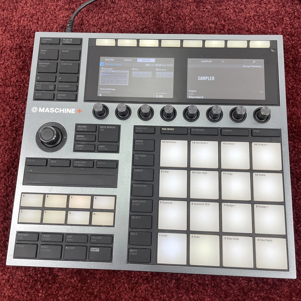 Native Instruments MASCHINE+ Plus HW Standalone Drum Sampler Controller *VIDEO - Image 3 of 4