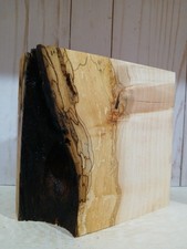 XL ARCE RIZADO Madera Burl Blanco EPOXI/ESTABILIZANTE Madera Arce Partido MADERA TORNEADA