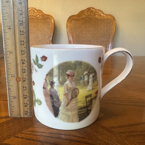 Rara tazza vintage WEDGWOOD Wild Strawberry collezione Wimbledon 1965 passatempo estivo - Foto 9 di 10