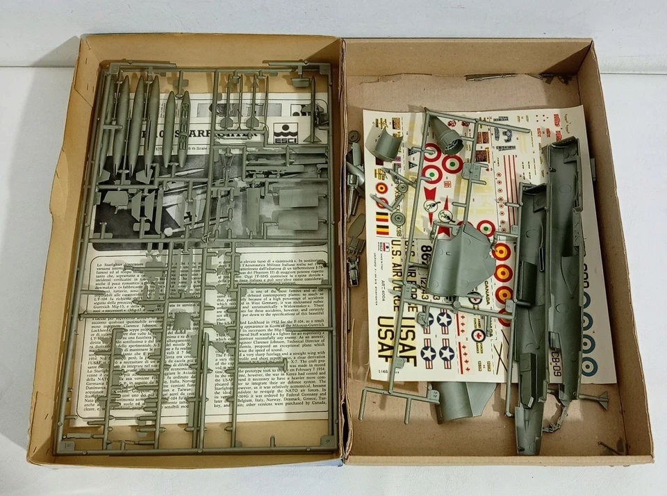 I135526 KIT ESCI 1/48 n. 4004 - Aereo Lockheed F-104 G/S Starfighter - Immagine 3 di 4