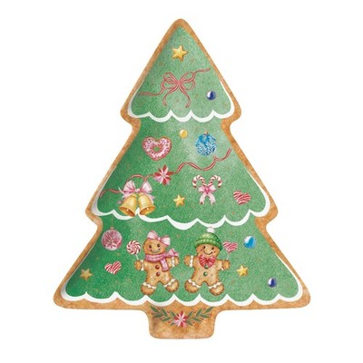 Servierplatte Tannenbaum Sweet Christmas 20,5x25,5cm aus Porzellan Easy Life
