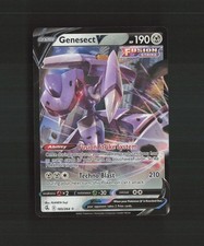 Carta Pokemon Holo Genesect V 185/264 Fusion Strike ultra rara LP