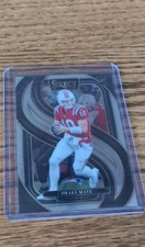 2024 Panini Select - Premier Level Drake Maye #113 Silver Prizm (RC)