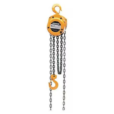 Harrington Cf015-10 Manual Chain Hoist, 3000 Lb., Lift 10 Ft.