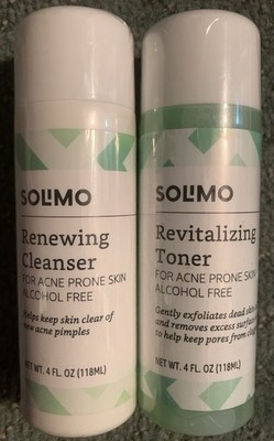 Solimo Renewing Cleanser Face Wash Acne Treatment Cleanse 4 Fl Oz (Amazon)