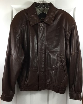 ジャケット・アウター vintage leather Jaket Vintage Saxony Leather Jacket Men's Size 42 Brown Buttery Soft