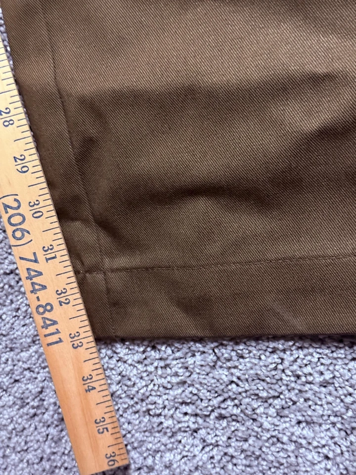 Мужские рабочие брюки Filson Anchorage 34x34 болотистые оливково-коричневые сверхпрочные для улицы новые - Изображение 4 из 4