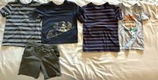 4T 5T Boy Clothing 5 Pc Set Tommy Bahama Shirts Shorts Size S Kids Pack