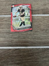 2025 Panini Prizm Tyler Shough RC Red Flash Prizm SP #327 New Orleans Saints D
