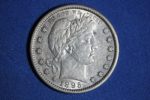 Estate Find 1895 S- Barber Quarter!! #K53593