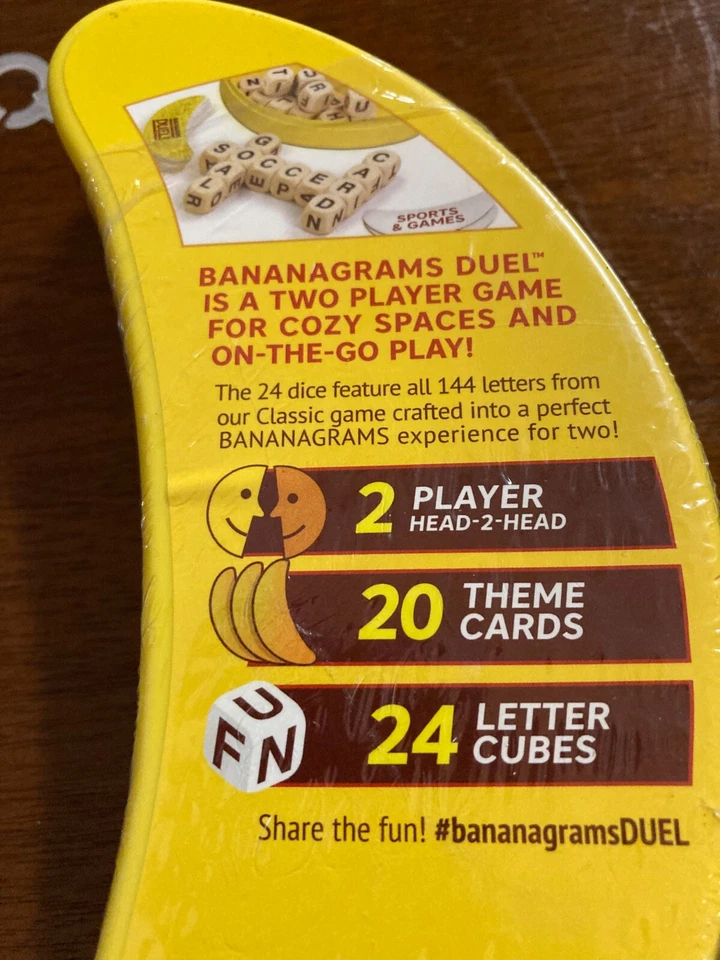 new in the package bananagrams duel small space word race game - Image 3 of 3