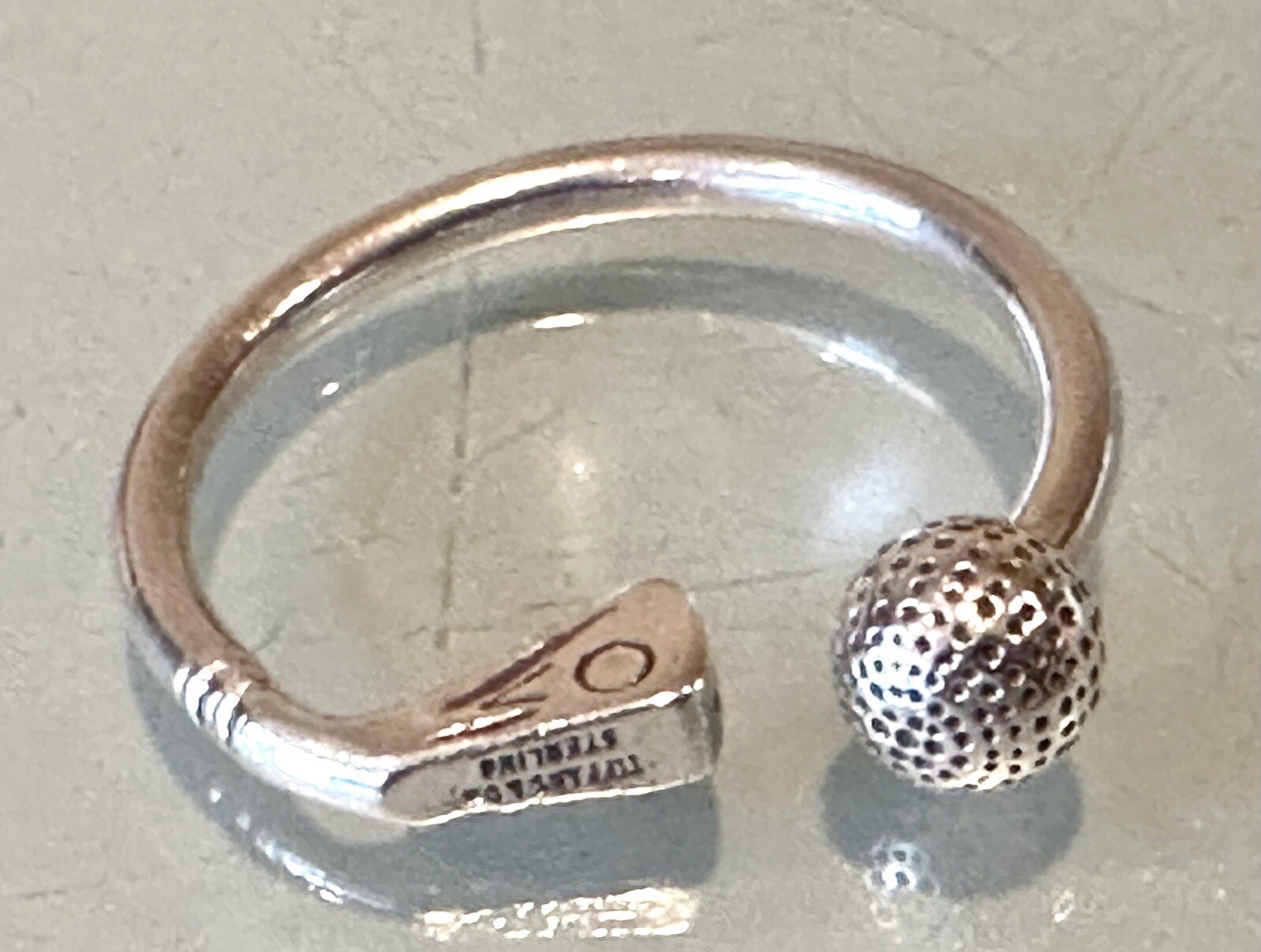 Vintage Tiffany & Co. Sterling Silver Golf Club Golf Ball Keychain Key ...
