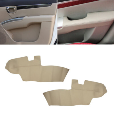 For Hyundai Santa Fe 2006 2007 2008 2009 2010 2011 2012 Car Door Armrest Panel Microfiber Leather Cover Protective Trim - 34