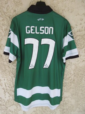 Maillot Sporting CP 2016 Domicile Gelson Martins N°77 Macron – Taille L – Très Bon état