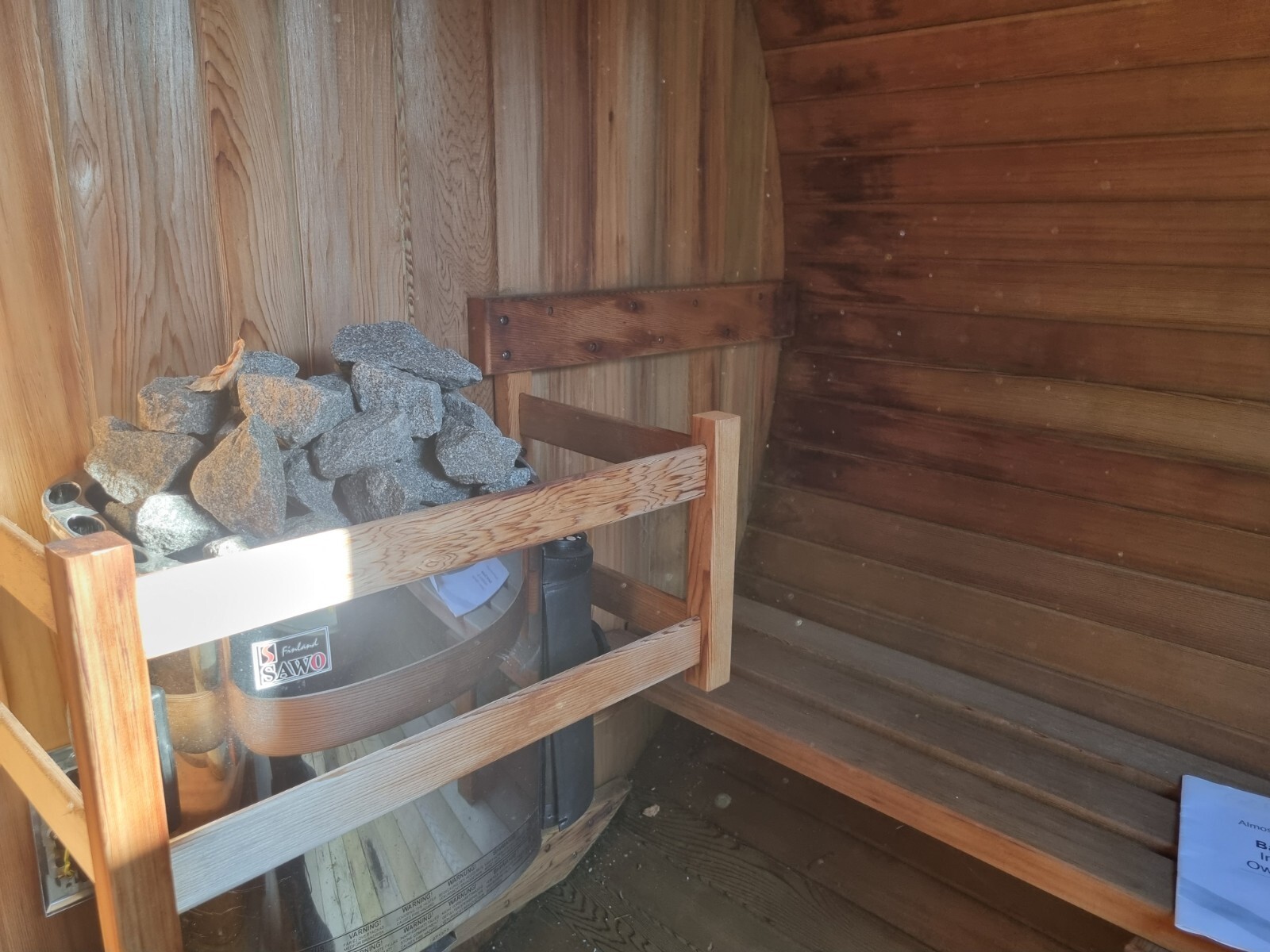 Outdoor barrel sauna eBay