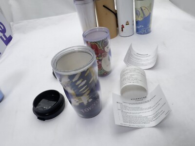 Starbucks 6-Piece Tumbler Set Gently Used Osaka & Mint Condition