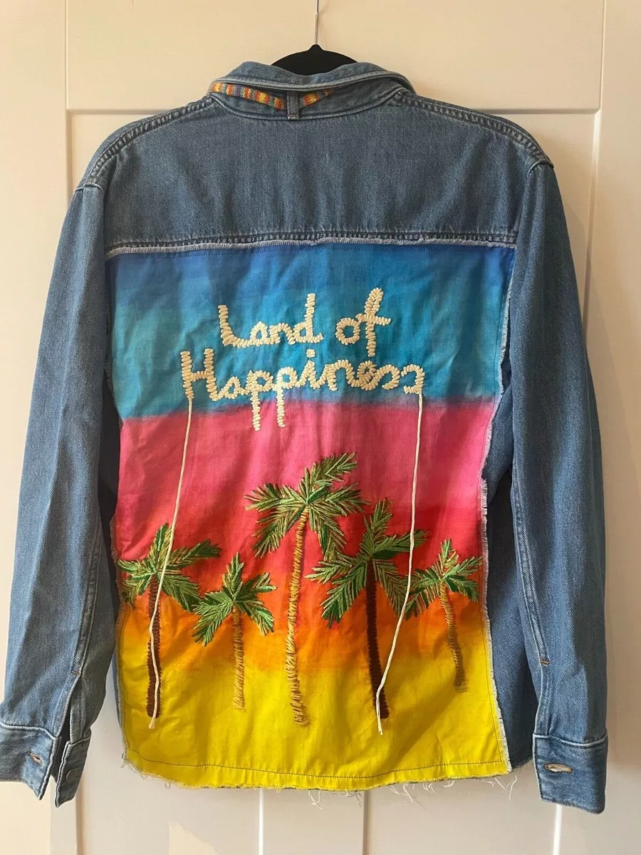 MIRA MIKATI ladies embellished denim jacket shirt EUR 38 eBay