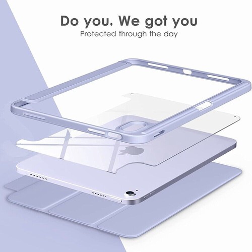 Smart Case For 2025 NEW iPad Air 11" M3/ iPad Pro 11 inch 2024 Clear Back Cover - Picture 42 of 75
