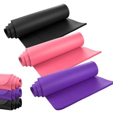 15MM THICK EXERCISE YOGA MAT FITNESS PHYSIO PILATES GYM MAT NON SLIP CRASH SHEET