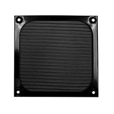 120mm Aluminum Fan Filter Grill Black