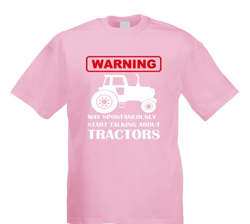 Tractor Farmers T-Shirt | Warning May Spontaneously Start Talking About Tractors - Picture 14 of 14