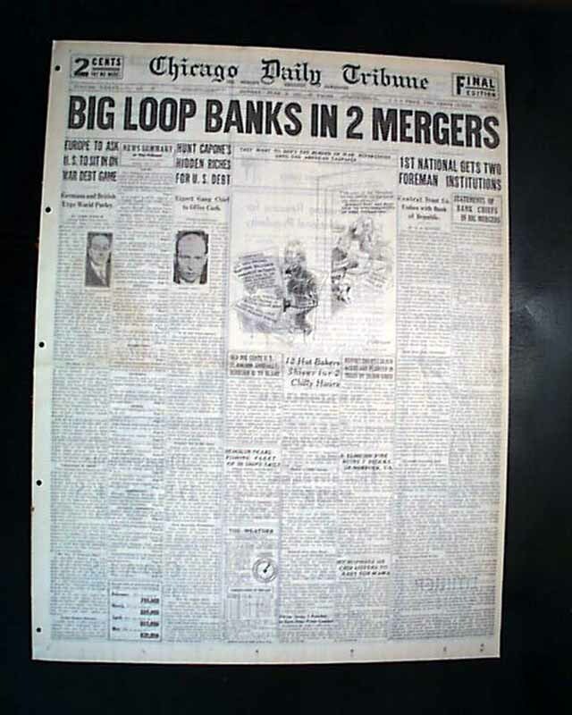 Best Gangster AL 'Scarface' CAPONE Tax Evasion Case Photo 1931