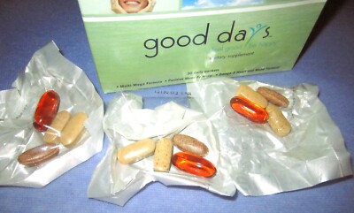 GOOD DAYS Essential Vitamins Packs, 1 box = 30 Packets. Multi-Vitamin-/Mineral