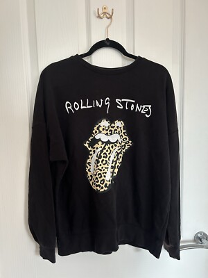 Rolling Stones Jumper Primark Rolling Stones 12 Black Pullover