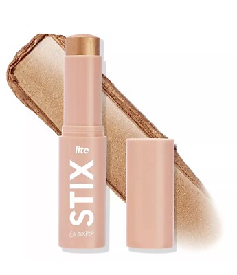 ColourPop Stix Lite Face Cream Highlighter Stick - Molten Hot - Warm Peach Gold