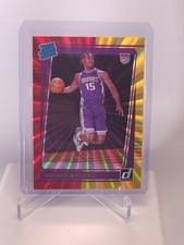 Davion Mitchell 2021-22 Donruss Rated Rookie RC Holo Red & Gold Laser - Kings