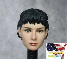 1/6 Female Head Audrey Hepburn Roman Holiday FOR 12" FIGURE Phicen Hot Toys❶USA❶