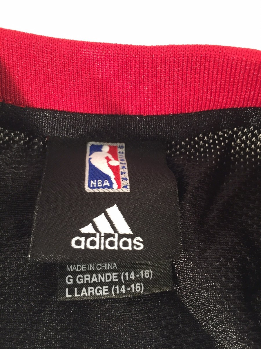 Miami Heat Dwyane Wade #3 Jersey Youth Large 14-16 NBA Adidas