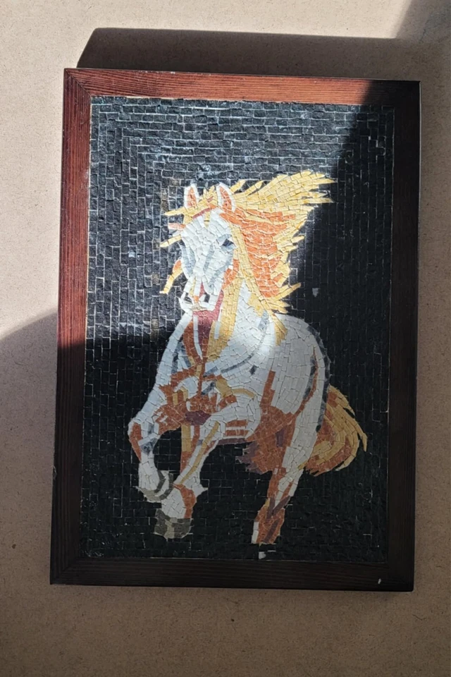 horse tile handmade mosaic - Image 2 of 4