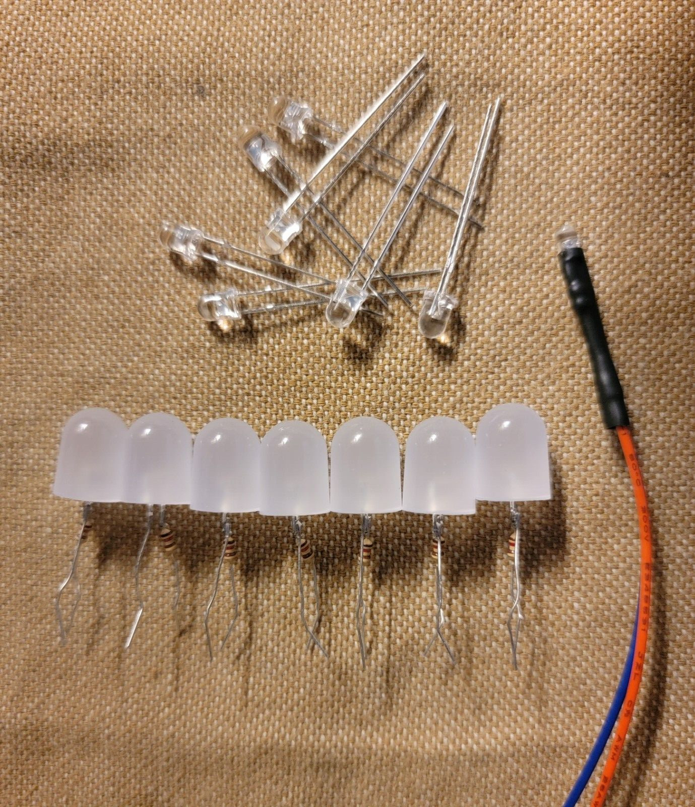 Kenwood KR-7600 KR-6600 FROSTED WARM WHITE LED BULB KIT DIAL Receiver LIGHTS