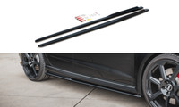 CUP Seitenschweller AnsäTze Schwarz FüR Audi RS3 8VA SB FL Skirts Schweller