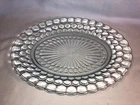 Blue Bubble 12 Inch Platter Depression Glass Mint Lot D